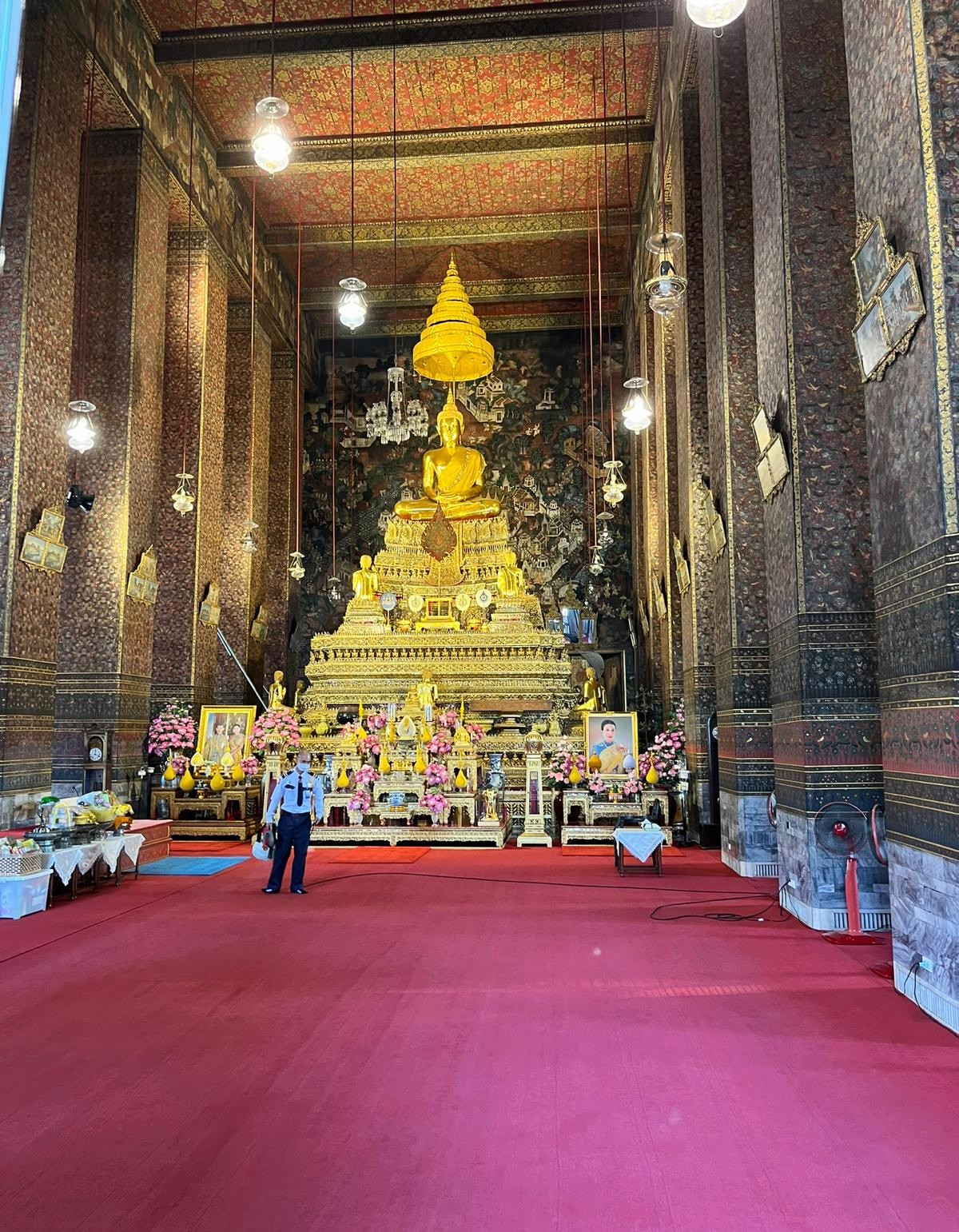 Socha Emerald Buddha v Grand Palace v Bangkoku.
