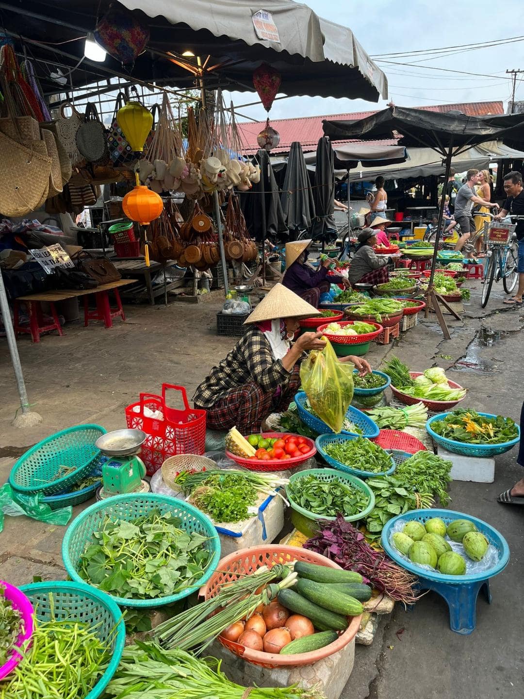 Vietnamský predajca zeleniny.