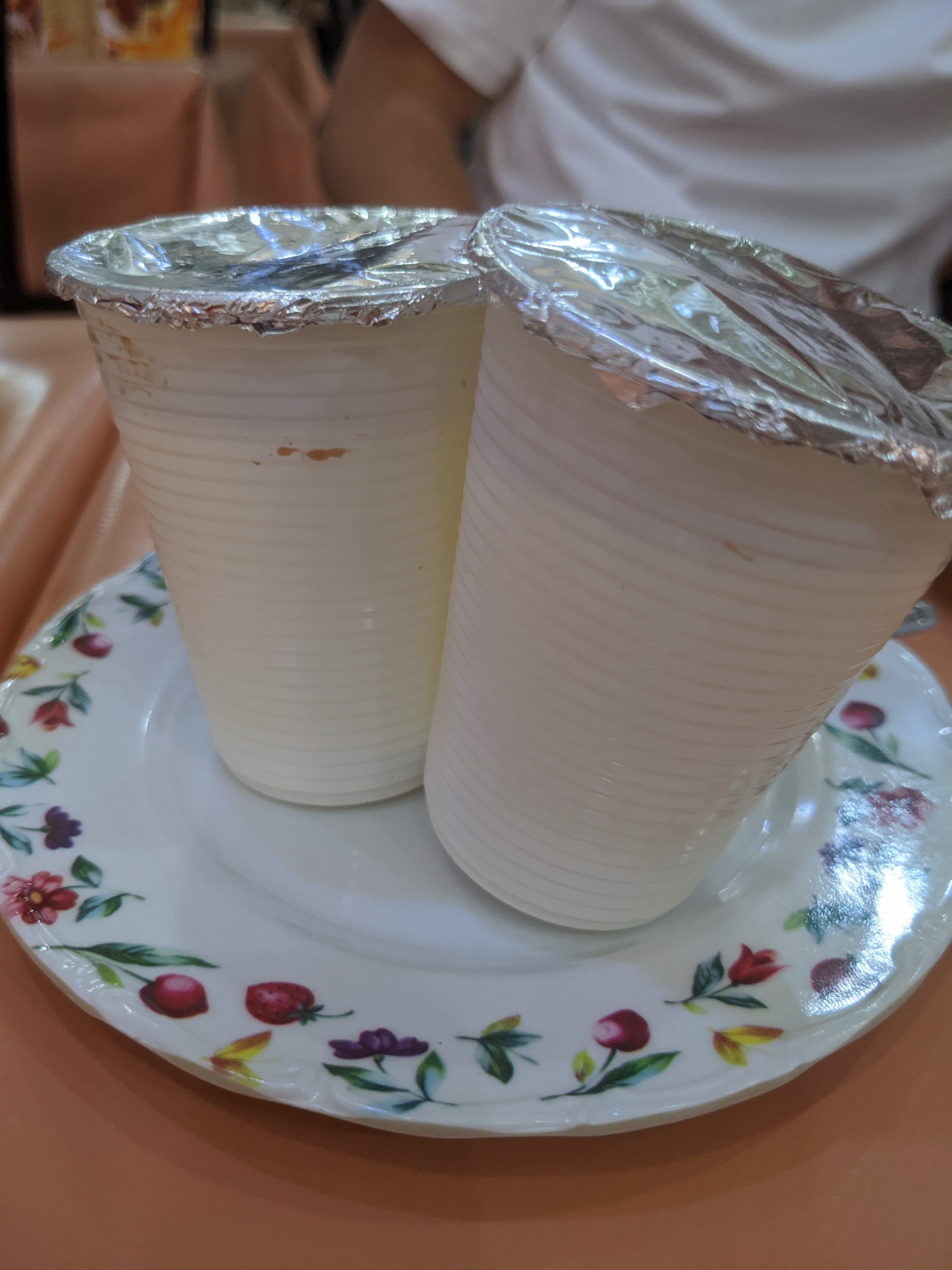Marocký vanilkový jogurt.