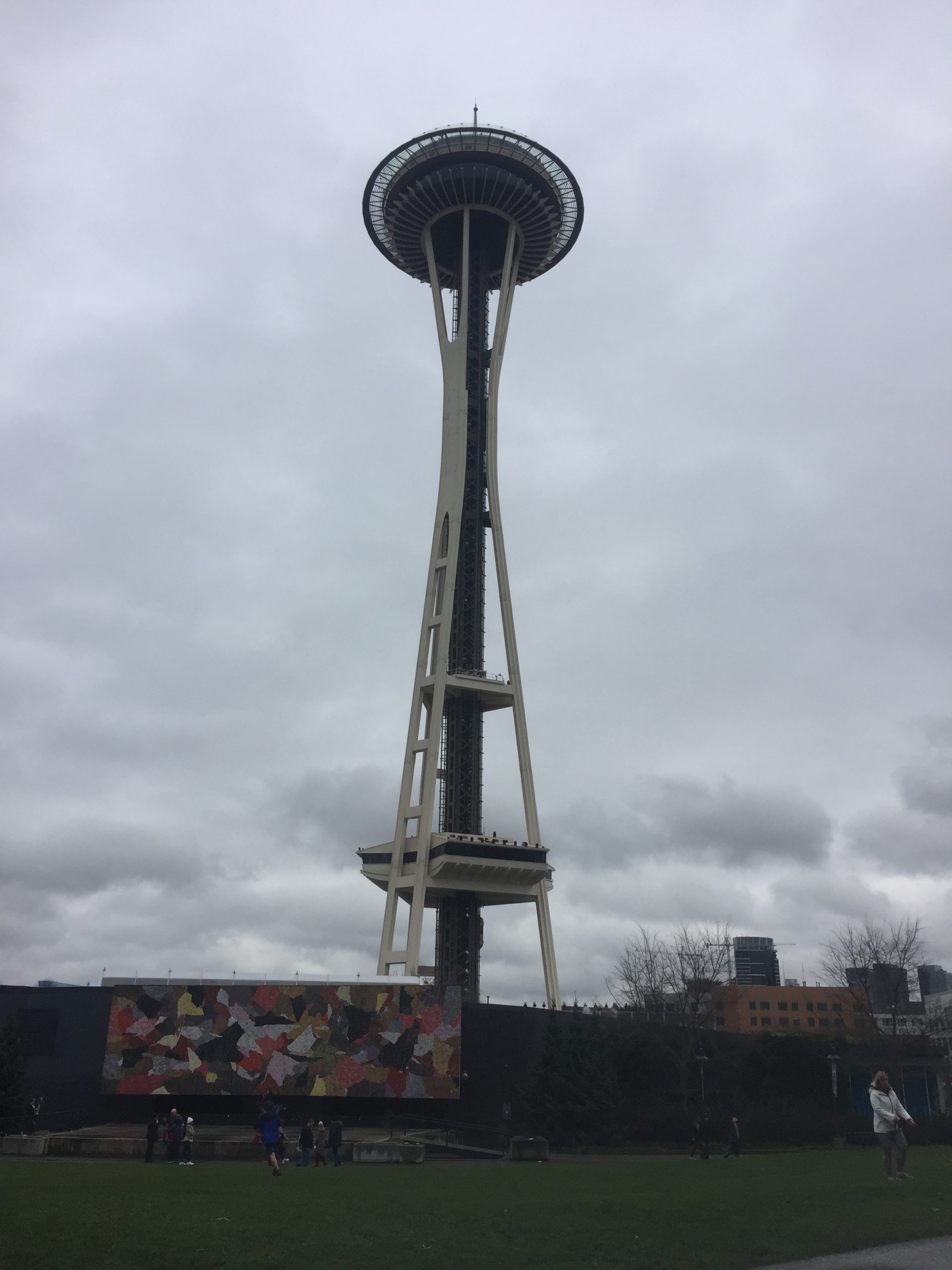 Vyhliadková veža v Seattli Space Needle.