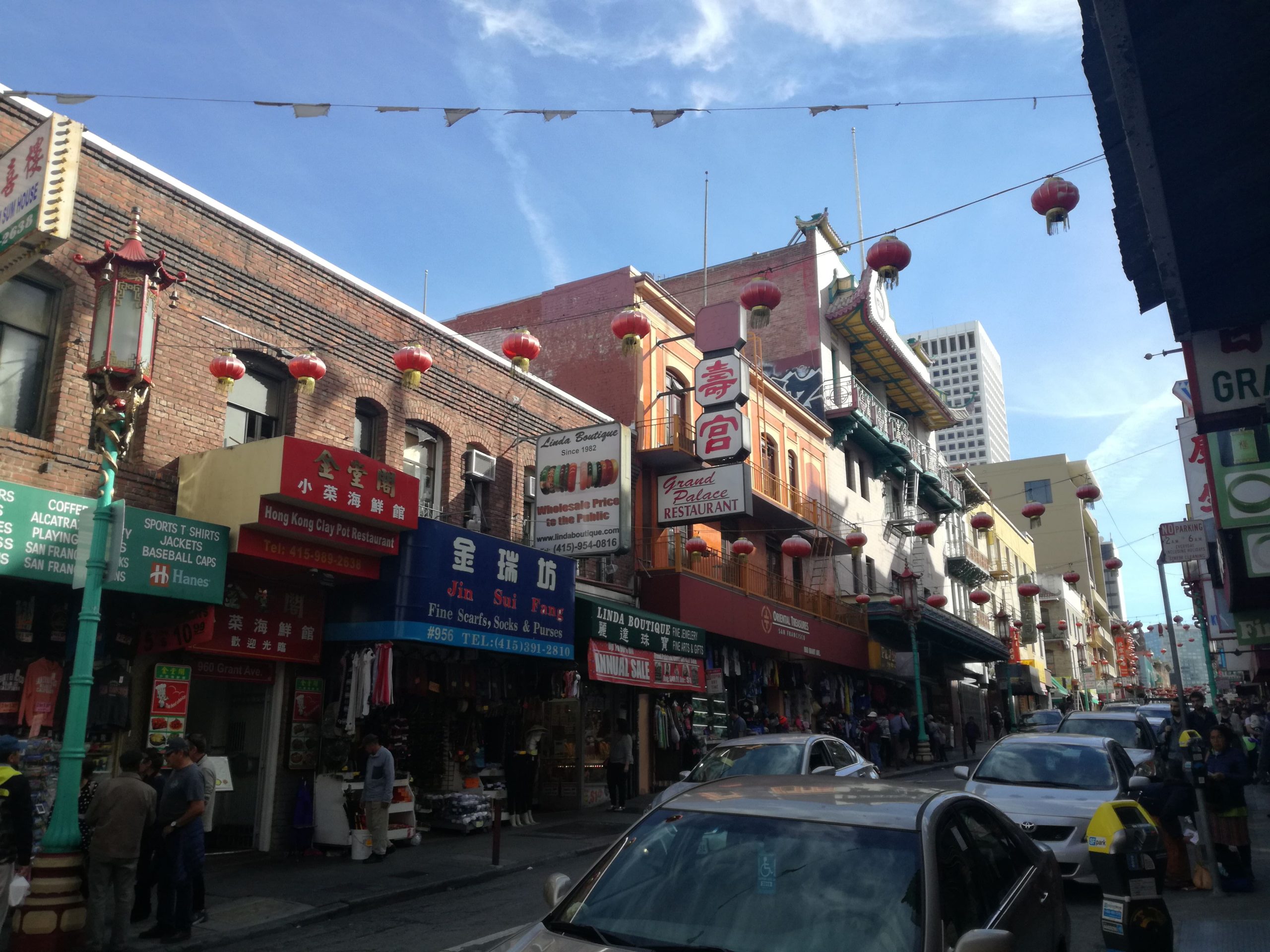 Štvrť Chinatown v San Franciscu.