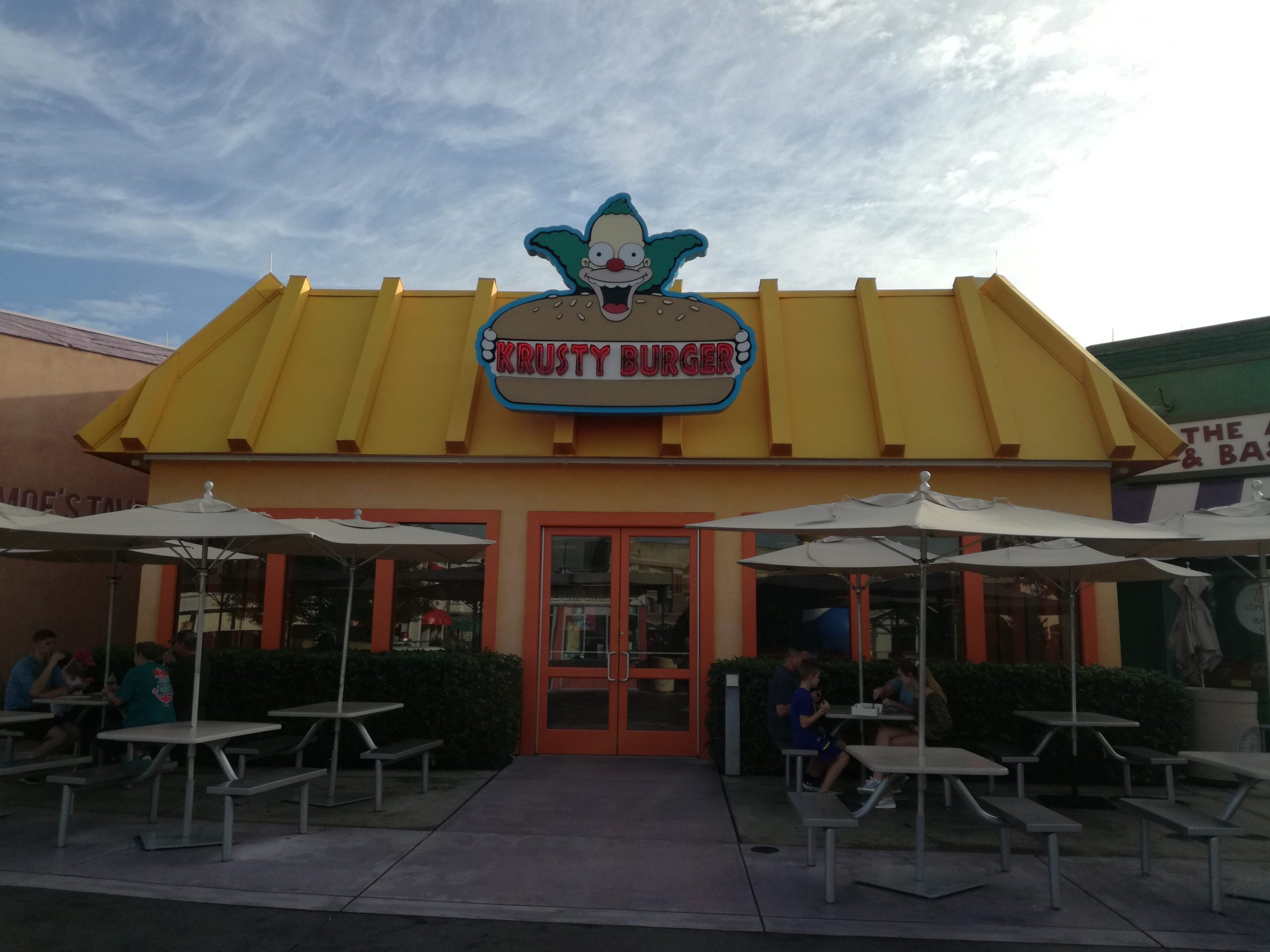 Reštaurácia Krusty Burger.