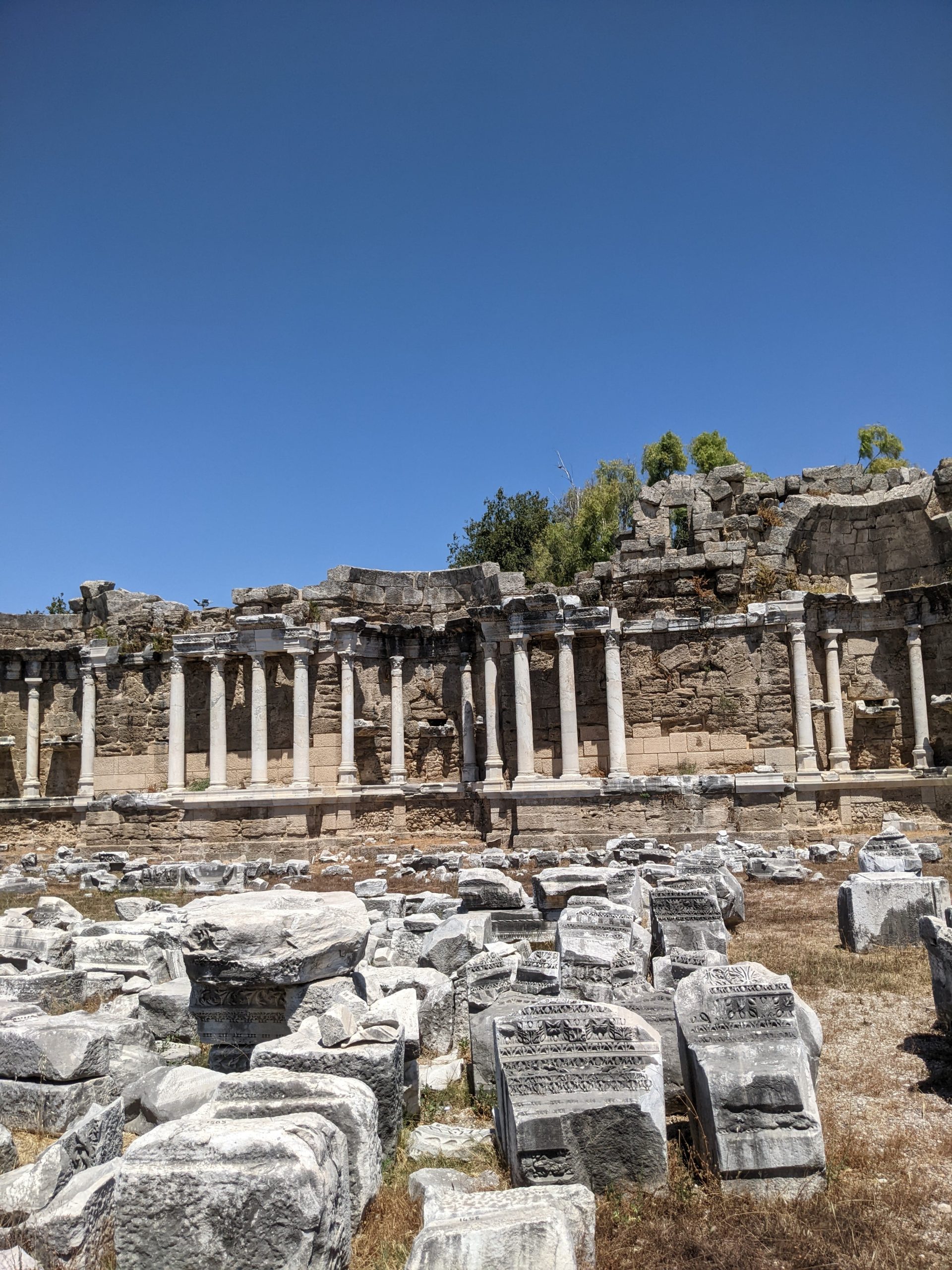 Antická budova v Hierapolise.