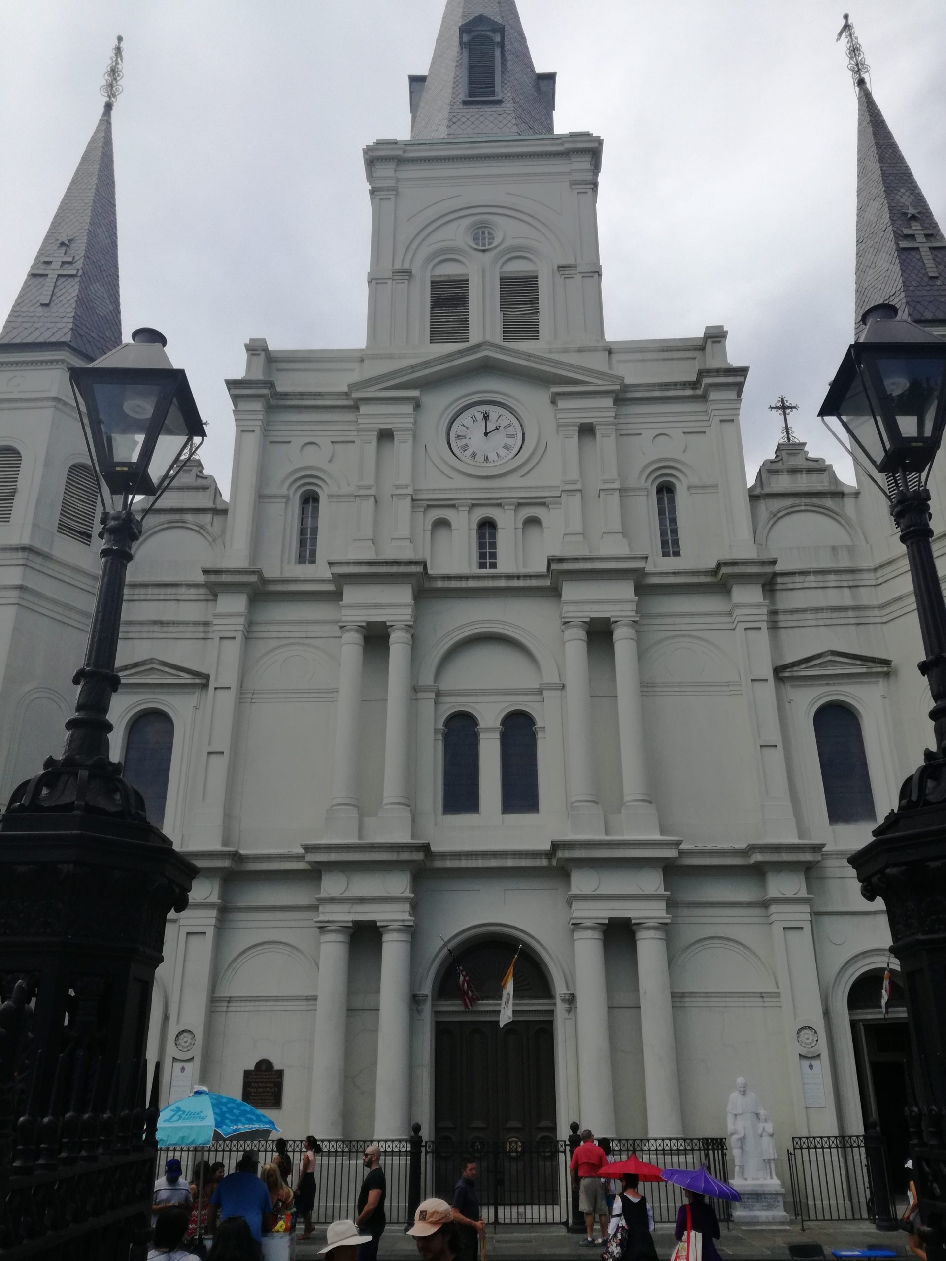 Katedrála v New Orleans na Jackson Square.