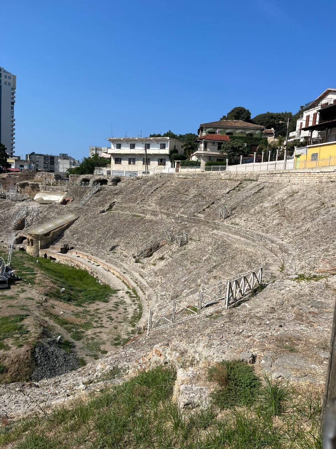 Pozostatky amfiteátra v Durrësi.