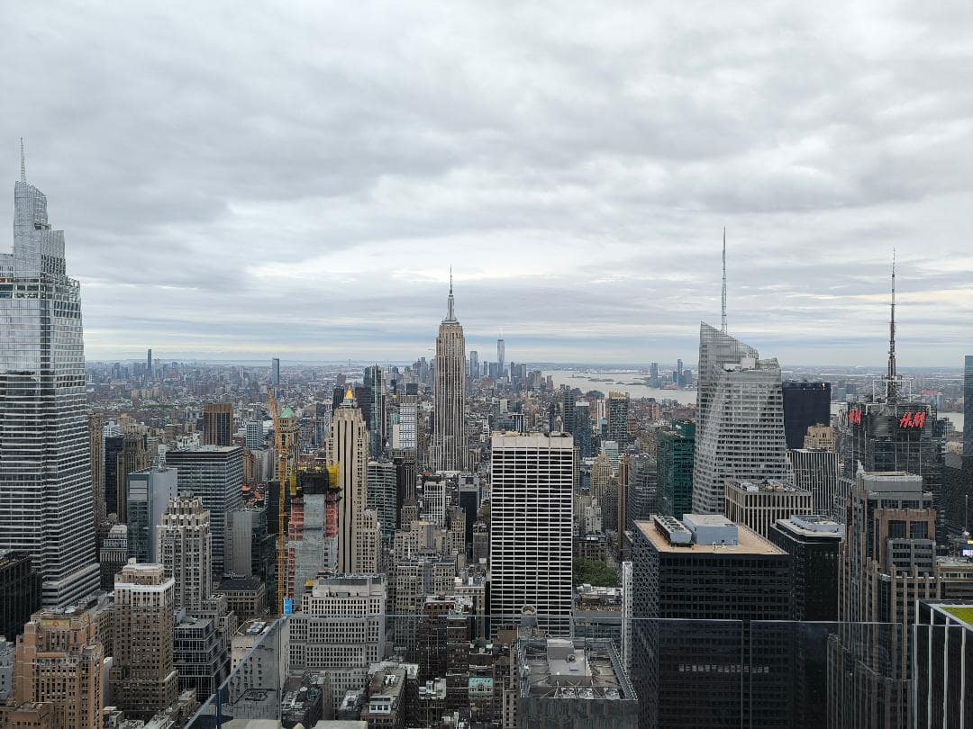 Panoramatický pohľad na Empire State Building.