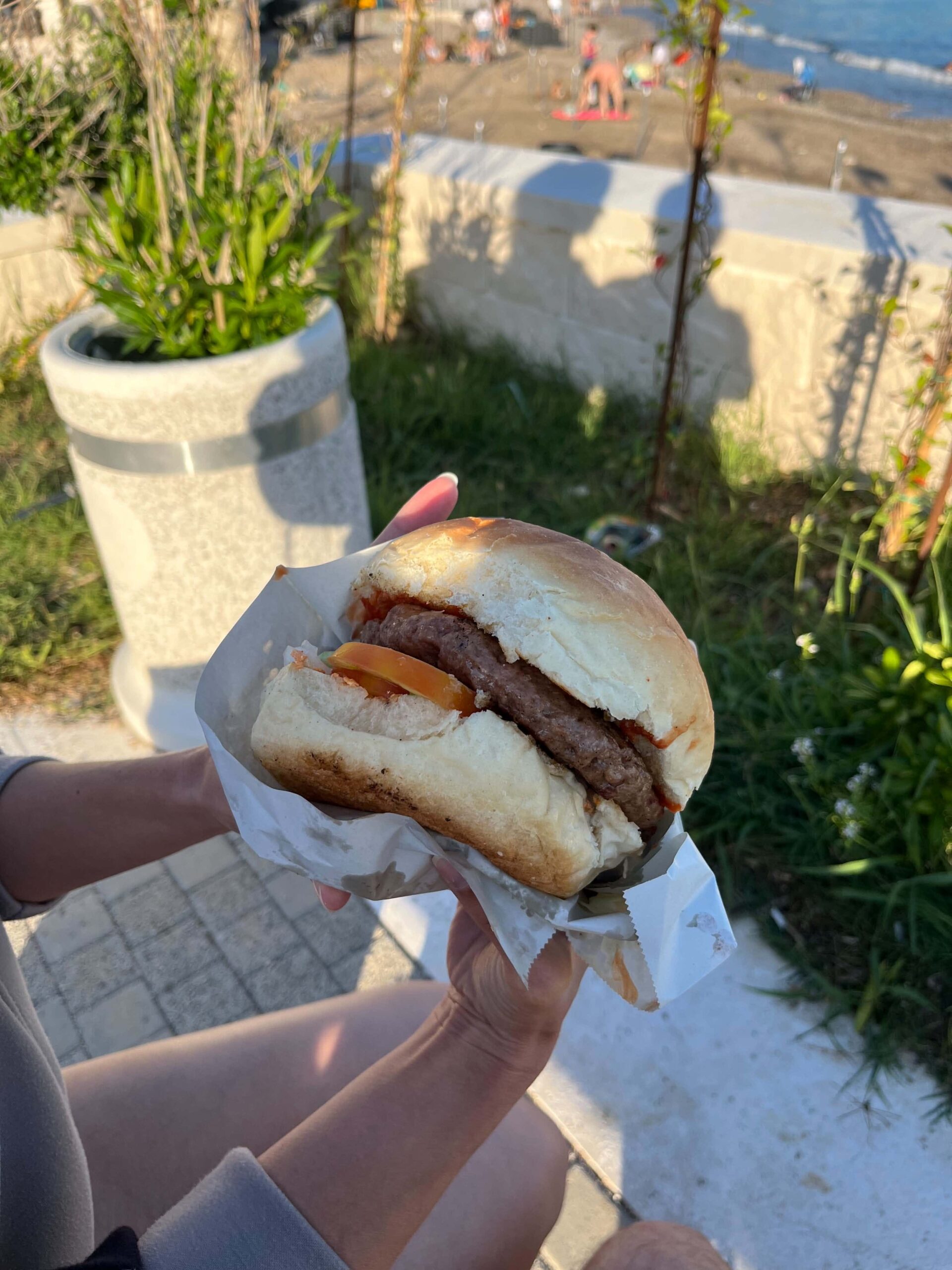 Hamburger v Čiernej Hore